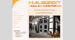 Desktop Screenshot of halbzeit-mo.de